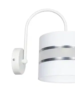 Svietidlá  Nástenné svietidlo CORAL 1xE27/60W/230V biela 0413