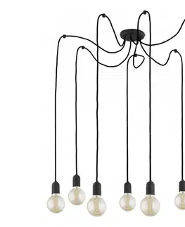 Svietidlá  Luster na lanku QUALLE 7xE27/60W/230V pavúk 2363