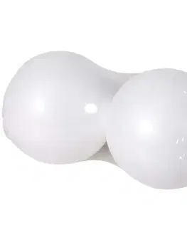 Bytové dekorácie Guľa na aranžovanie polystyrénová plná d8cm  2ks