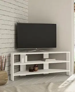 Konferenčné stolíky Televízny stolík Thales Corner White