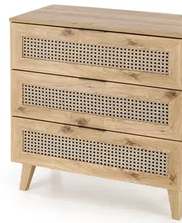 Komody do spálne Komoda Borneo KM-2 dub artisan/prirodzené