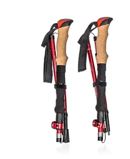 Gymnastické lopty Sportwell Skladacie trekingové palice Flip lock, 135 cm