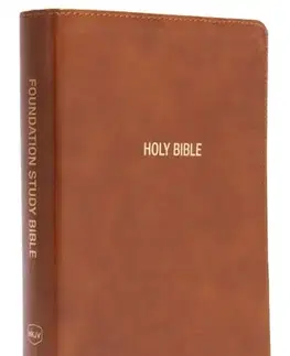 Náboženstvo NKJV Foundation Study Bible, Wide-Margin, Brown Leathersoft, Red Letter - Thomas Nelson