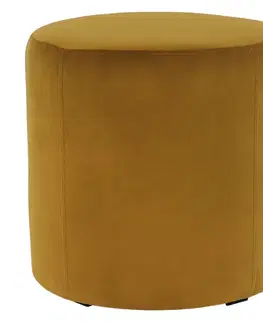 Taburety KONDELA Top 45 taburetka horčicová