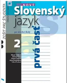 Slovenský jazyk Nový Slovenský jazyk pre SŠ 2 – Zošit pre študenta 1. časť - Milada Caltíková,Kolektív autorov