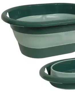 Košíky úložné MAKRO - Košík skladací 18l zelený