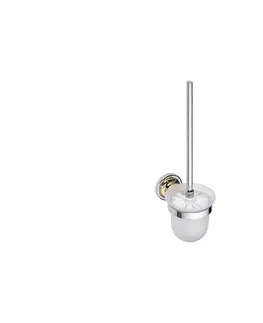 Svietidlá BEMETA WC kefa 11x37,5 cm strieborná/zlatá 144213018