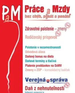 Pracovné právo Práce a Mzdy 1 2025 - Legislatívne zmeny v zdravotnom poistení - Kolektív autorov