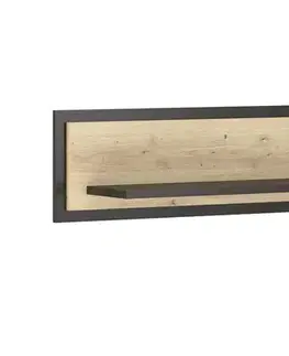 Police na stenu ZOLNA polica, dub artisan/wenge