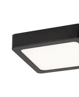 Svietidlá Rabalux 71213 - LED Stropné svietidlo SHAUN LED/7W/230V 12x12 cm čierna 71213