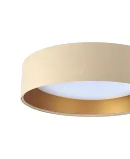 Svietidlá  LED stropné svietidlo GALAXY LED/24W/230V béžová/zlatá FG-BS0006