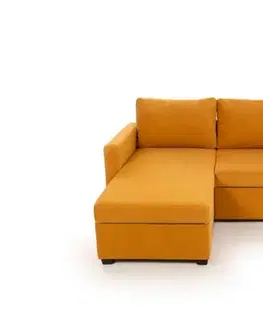 Pohovky a gauče Rohová rozkladacia pohovka Kado - Mustard