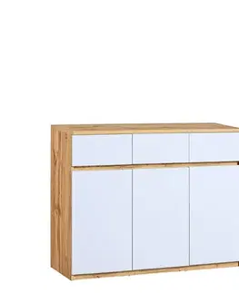 Komody Dolmar Komoda ARCHA AR6 Farba: Biela