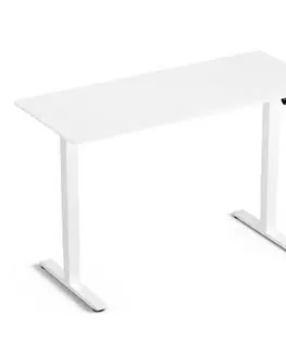 Moderné kancelárske stoly Písací stôl Lv1716 Control Lite 140 Biela/Biela