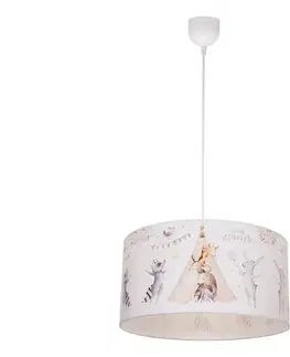 Svietidlá  Detský luster KIDS ROOM 1xE27/60W/230V priemer 40 cm zvieratká H0939