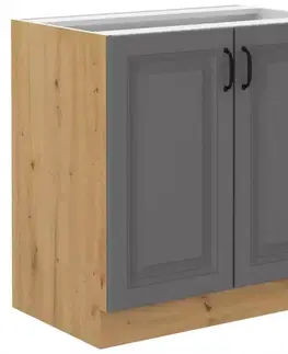 Kuchynské skrinky stojace Kuchynská skrinka Stilo dustgrey/artisan 80d 2f bb