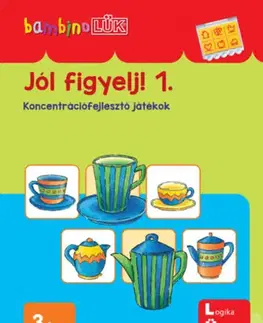 Pre deti a mládež - ostatné Jól figyelj 1. - LDI - 104 - Koncentrációfejlesztő játékok