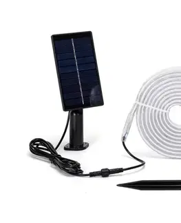 LED osvetlenie  B.V.  - LED RGB stmievateľný solárny LED pás 1,6W/3,2V 5 m IP65 + DO B10201NY6