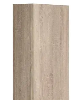 Kúpeľňový nábytok AQUALINE - ZOJA/KERAMIA FRESH skrinka horná 35x76x23cm, dub platin 50336