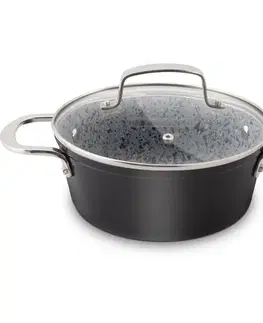 Hrnce Lamart LT1252 kastrol s poklicí Granit, pr. 18 cm, pr. 18 cm