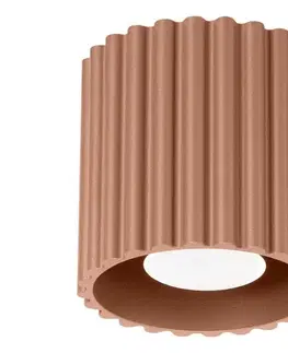 Svietidlá  SL.1804 - Bodové svietidlo AURA 1xGU10/10W/230V 10 cm hnedé SL.1804