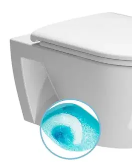 Záchody GSI - PURA ECO závesná WC misa, Swirlflush, 36x55cm, biela ExtraGlaze 880711
