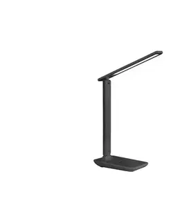 Lampy  LED Stmievateľná stolná lampa NOBLITE N LED/7W/230V 3000/4000/6500K čierna 004026