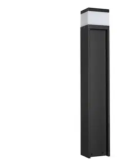 Záhradné lampy  Vonkajšia lampa VESPER 1xG9/5W/230V IP44 50 cm čierna LM-LO-1.5/50