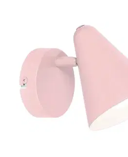 Svietidlá  Nástenné bodové svietidlo AMOR 1xE14/40W/230V ružová 91-68781