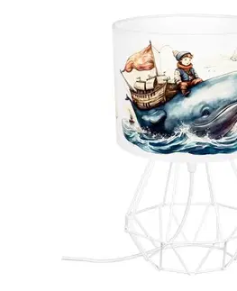 Lampy HEXE Detská lampička OCEAN 1xE27/60W/230V 0922