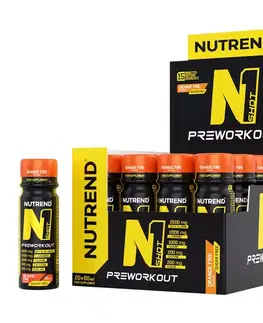 Stimulanty a energizéry Nutrend N1 Shot 20x60 ml orange fire