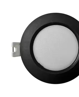 Svietidlá  LED Podhľadové svietidlo CIRCLE LED/3W/230V 4000K pr. 9 cm čierna 008 0001151