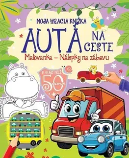 Nalepovačky, vystrihovačky, skladačky Moja hracia knižka - Autá na ceste