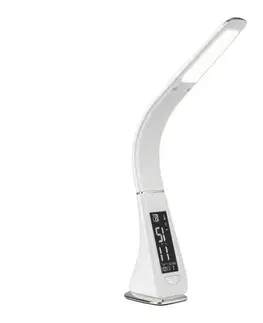 Lampy Rabalux - LED Stmievateľná dotyková stolná lampa s displejom LED/5W/230V biela 3516