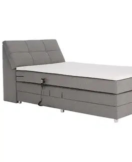 Boxspring Elektrická polohovacia boxspringová posteľ AVA 120x200 cm