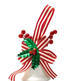 Vianočné dekorácie MAKRO - Zvonček vianočný 6,5cm
