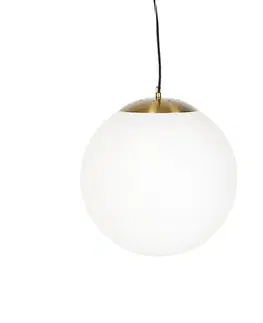 Závesné svietidlá Inteligentné škandinávske závesné svietidlo zlaté s opálovým sklom 40 cm vrátane WiFi A60 - Ball 40