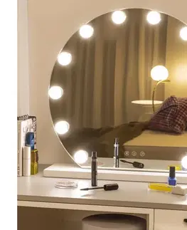 Kúpeľňové zrkadlá BRILAGI - LED stmievateľné make-up zrkadlo HOLLYWOOD LED/12W/230V 3000-6500K FG-M6-WD01-WHT