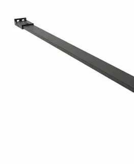 Sprchovacie kúty Upevňovacie rameno SAT Walk-in Xmotion čierna SATWIXMZAV120C SATWIXMZAV120C