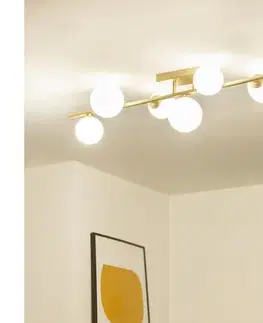 Svietidlá BRILAGI - LED Prisadený luster MILLA 7xG9/3W/230V zlatá/biela 7010-7GW