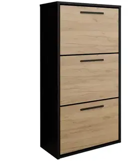 Skrinky na topánky Skrinka na topánky Asper závesná Fr. Craft/čierna