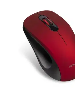 Klávesnice a myši CONNECT IT CMO-2230-RD - Bezdrôtová tichá myš MUTE 1200 DPI 1xAA čierna/červená CMO-2230-RD