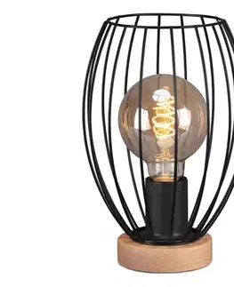 Lampy Brilo - Stolná lampa WAKTU 1xE27/25W/230V kaučukovník 7038-015