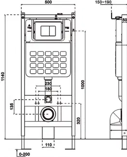 Záchody MEXEN - Tex Air Slim nádržka pneumatická na WC 61100A