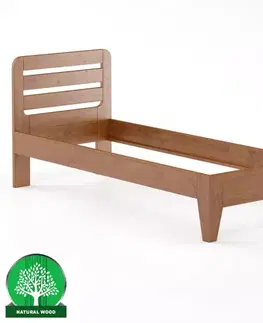 Drevené postele Posteľ buková LK189–90x200 cherry