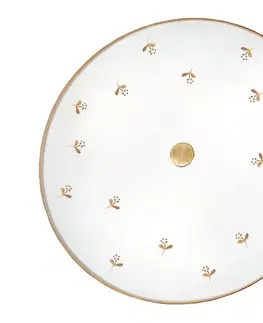 Svietidlá Kolarz 731.U13.4.160 - Nástenné svietidlo NONNA, 3xE27/60W/230V, priemer 42 cm, kvetinový dizajn, ružové zlato 731.U13.4.160