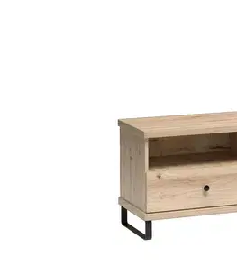 TV stolíky CAROLYN C6 televízny stolík, dub Artisan