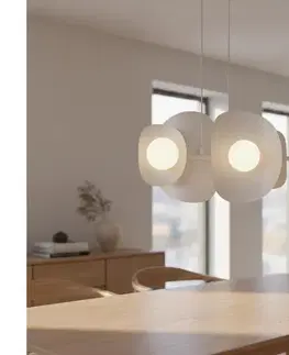 Svietidlá EMIBIG Luster na lanku ELEMENTI 4xG9/8W/230V biela 1492/4