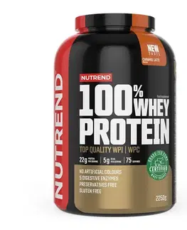 Proteínové koncentráty 100% Whey Protein - Nutrend 2250 g Vanilla