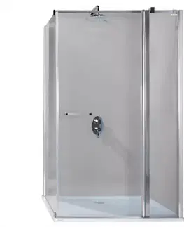Sprchové kúty Sprchový kút  Prestige KNDJ2/PRIII 80/120 W0 chróm